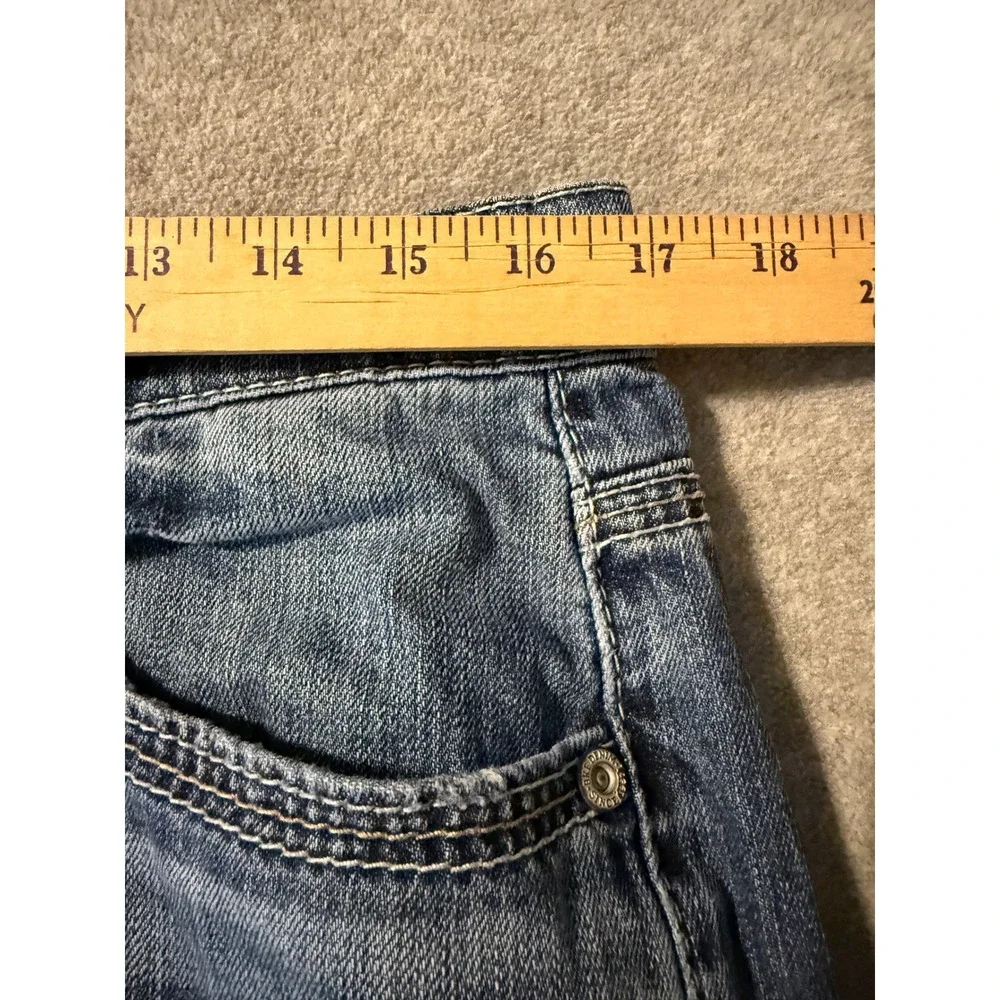 BKE Jake Mens Straight Leg Jeans 34x32 Medium Wash Blue Cotton Denim AB15296